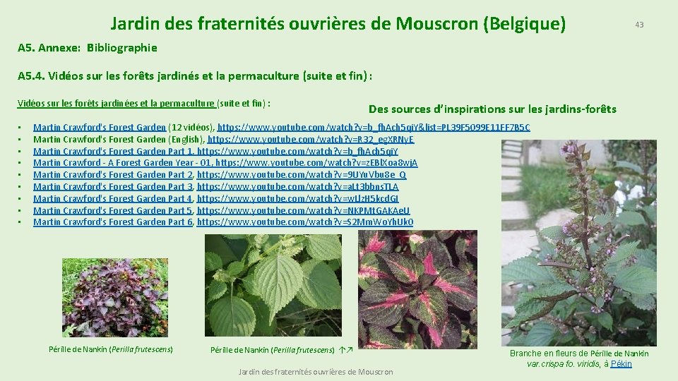 Jardin des fraternités ouvrières de Mouscron (Belgique) 43 A 5. Annexe: Bibliographie A 5.