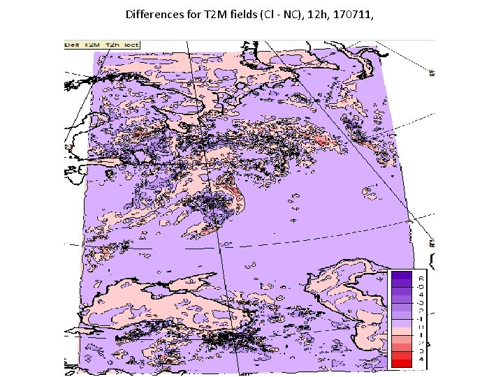 Differences for T 2 M fields (Cl - NC), 12 h, 170711, 