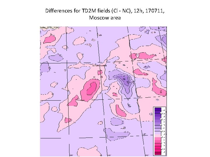 Differences for TD 2 M fields (Cl - NC), 12 h, 170711, Moscow area