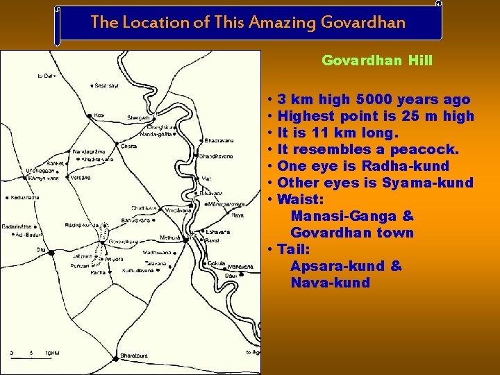 The Location of This Amazing Govardhan Hill 3 km high 5000 years ago Highest