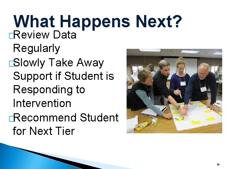 What Happens Next? �Review Data Regularly �Slowly Take Away Support if Student is Responding