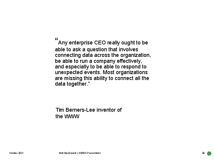 “Any enterprise CEO really ought to be able to ask a question that involves