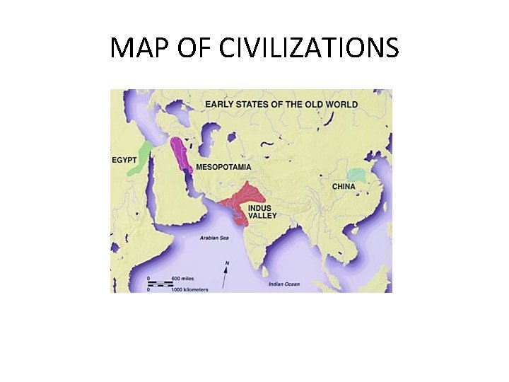 MAP OF CIVILIZATIONS 