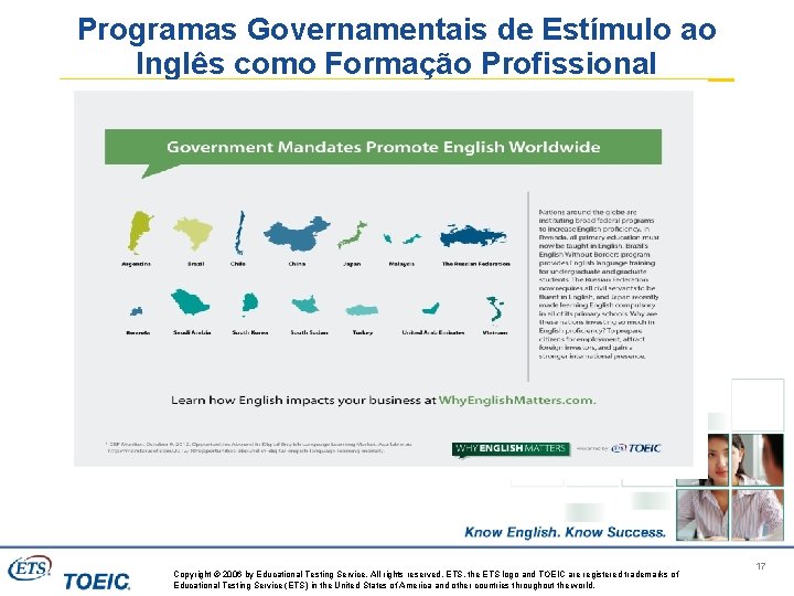 Programas Governamentais de Estímulo ao Inglês como Formação Profissional Copyright © 2006 by Educational
