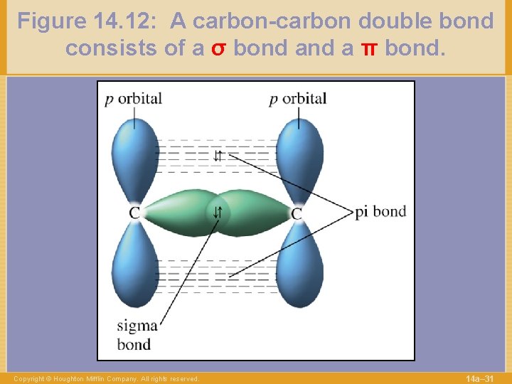 Figure 14. 12: A carbon-carbon double bond consists of a σ bond a π