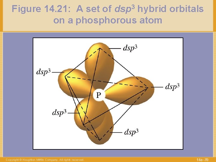 Figure 14. 21: A set of dsp 3 hybrid orbitals on a phosphorous atom