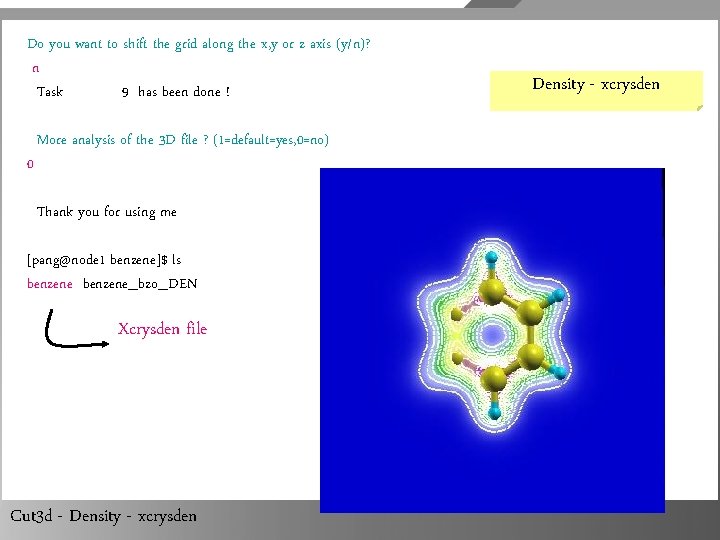 Do you want to shift the grid along the x, y or z axis