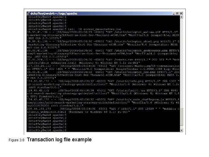 Figure 3. 8 Transaction log file example 