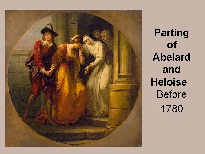 Parting of Abelard and Heloise Before 1780 