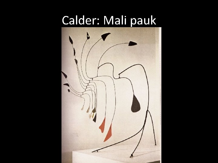 Calder: Mali pauk 