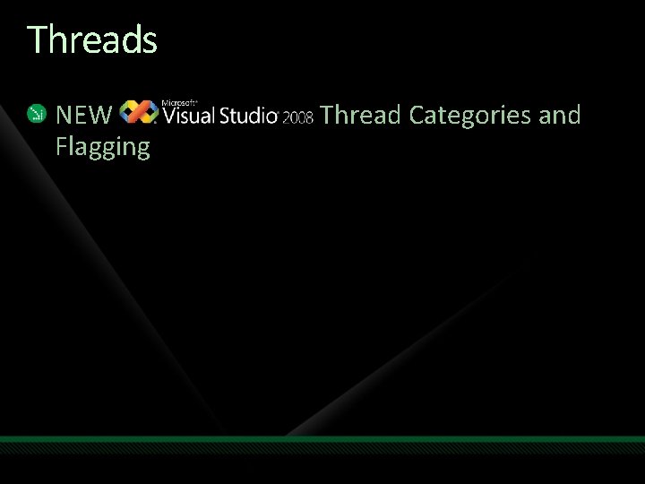 Threads NEW Flagging Thread Categories and 