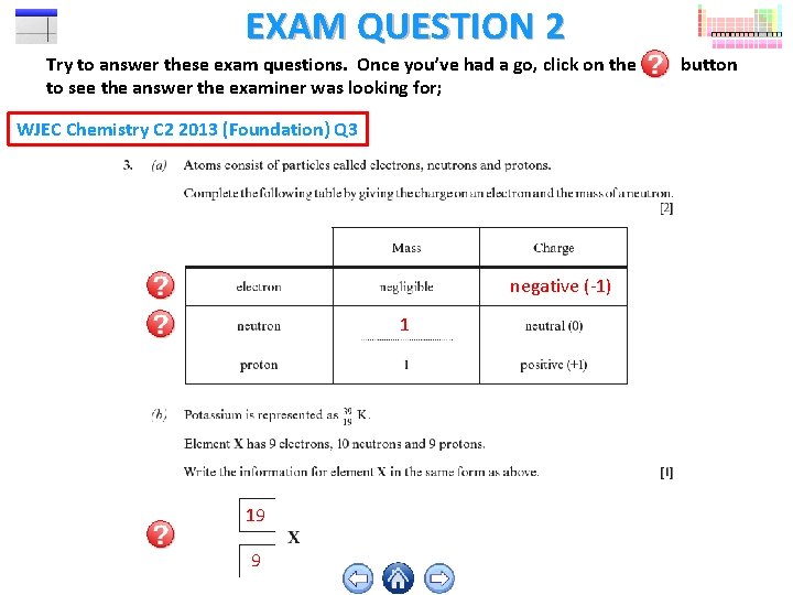 EXAM QUESTION 2 Try to answer these exam questions. Once you’ve had a go,