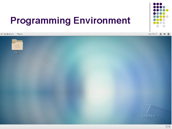 Programming Environment ) BCHB 524 - Edwards 