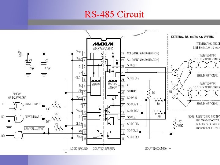RS-485 Circuit 