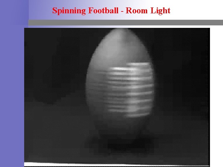 Spinning Football - Room Light 