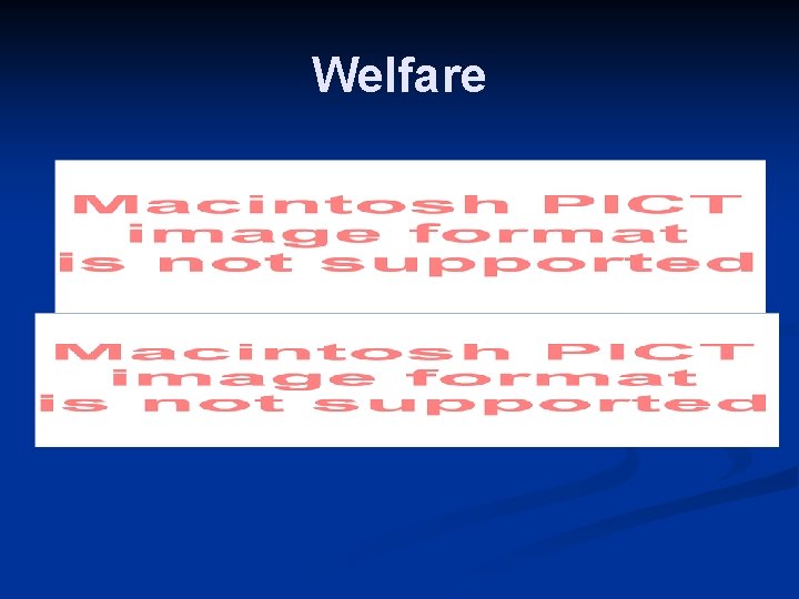 Welfare 