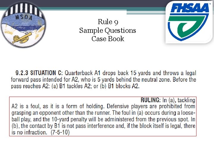 Rule 9 Sample Questions Case Book 