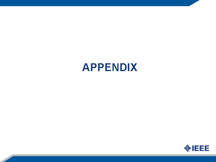 APPENDIX 