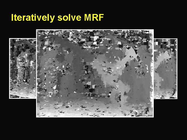 Iteratively solve MRF 