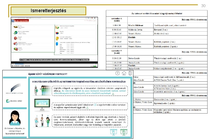 30 Ismeretterjesztés 