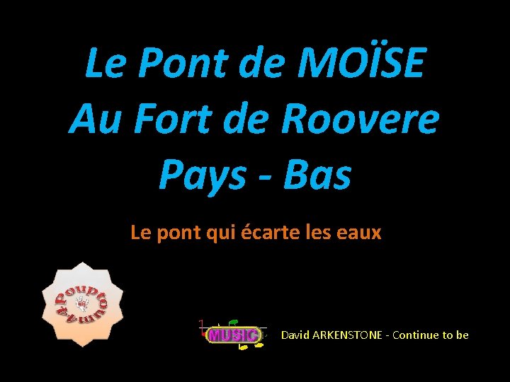 Le Pont de MOÏSE Au Fort de Roovere Pays - Bas Le pont qui