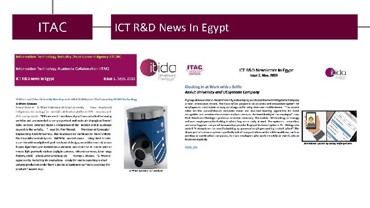 ITAC ICT R&D News In Egypt 
