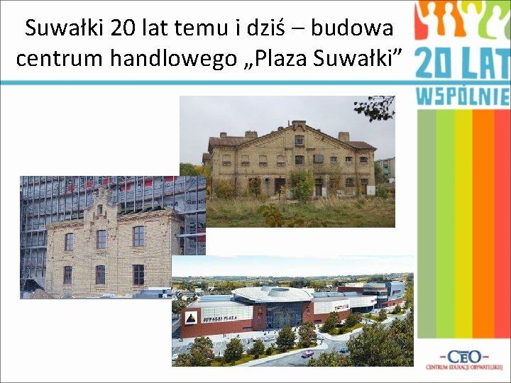 Suwałki 20 lat temu i dziś – budowa centrum handlowego „Plaza Suwałki” 