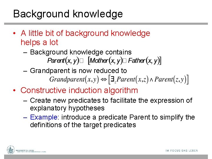 Background knowledge • A little bit of background knowledge helps a lot – Background