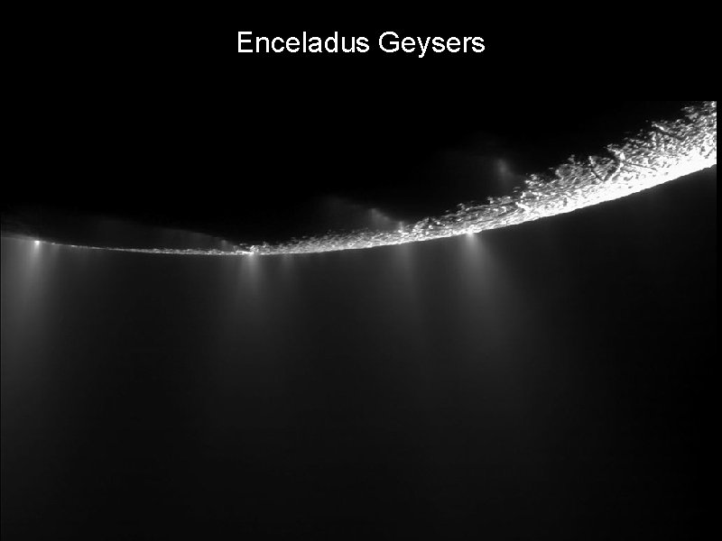 Enceladus Geysers 