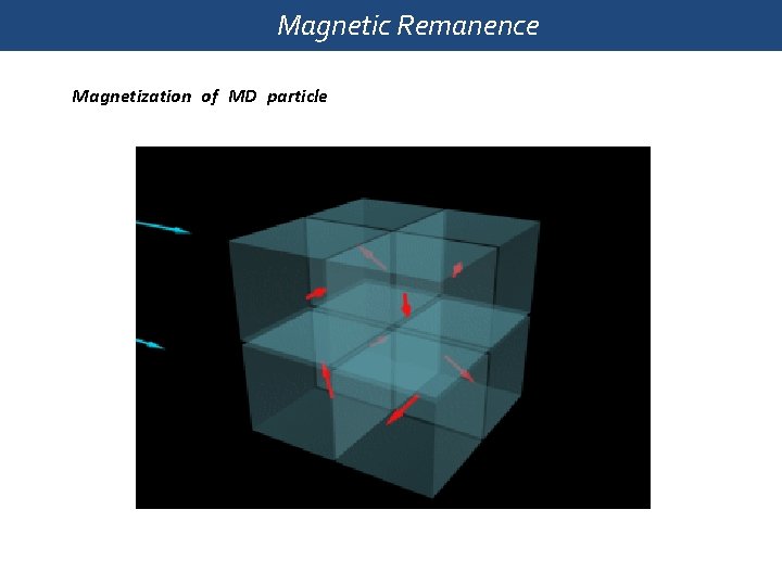 Magnetic Remanence Magnetization of MD particle 