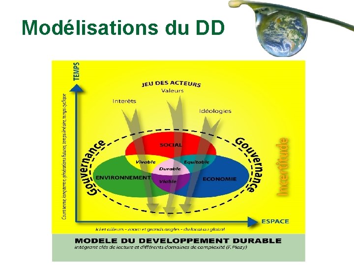 Modélisations du DD 