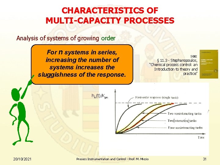 CHARACTERISTICS OF MULTI-CAPACITY PROCESSES Analysis of systems of growing order For n systems in