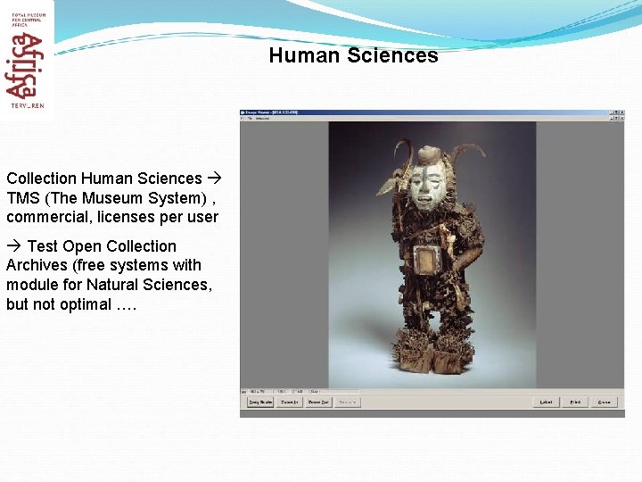 Human Sciences Collection Human Sciences TMS (The Museum System) , commercial, licenses per user