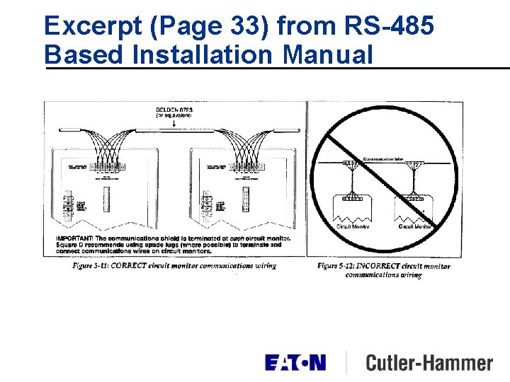 Excerpt (Page 33) from RS-485 Based Installation Manual Excerpt (Page 33) from RS-485 Based Installation Manual