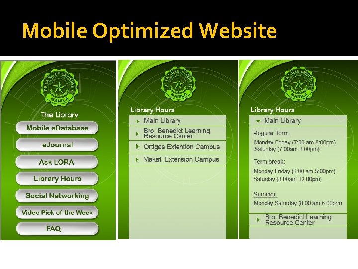 Mobile Optimized Website 