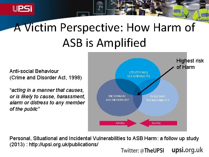 A Victim Perspective: How Harm of ASB is Amplified Anti-social Behaviour (Crime and Disorder