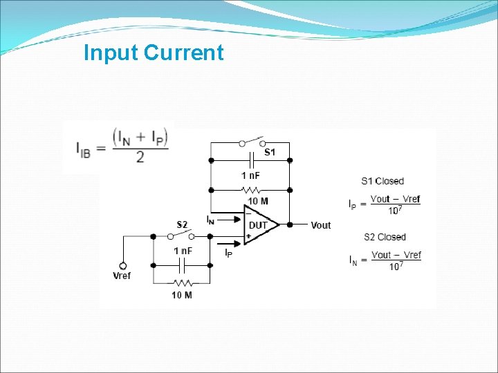 Input Current 