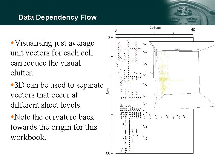 Data Dependency Flow Visualising just average unit vectors for each cell can reduce the