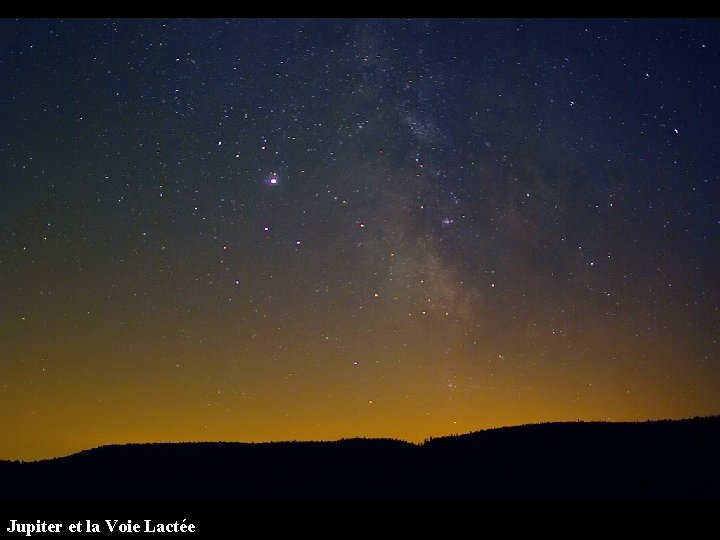 Jupiter et la Voie Lactée 