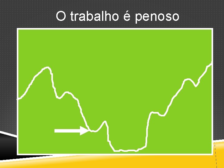 O trabalho é penoso 