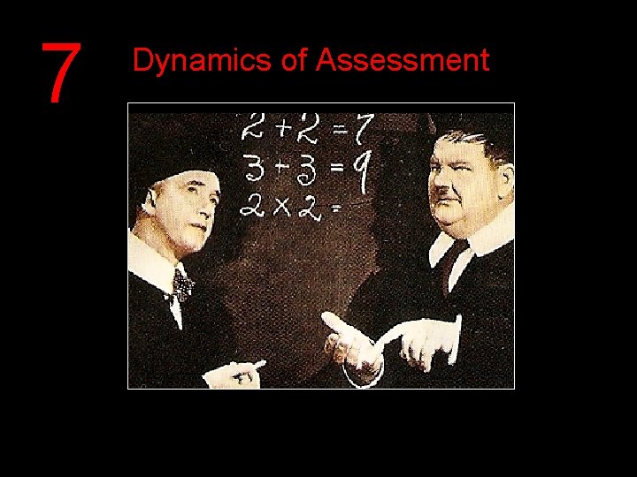 7 Dynamics of Assessment 