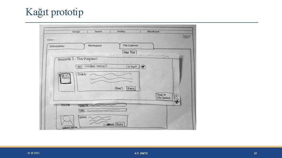 Kağıt prototip 22. 10. 2021 A. Ü. NMYO 20 