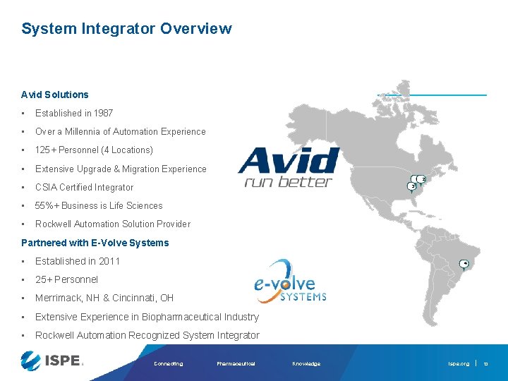 System Integrator Overview Avid Solutions • Established in 1987 • Over a Millennia of
