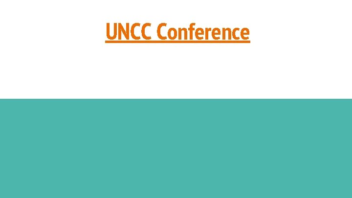 UNCC Conference 
