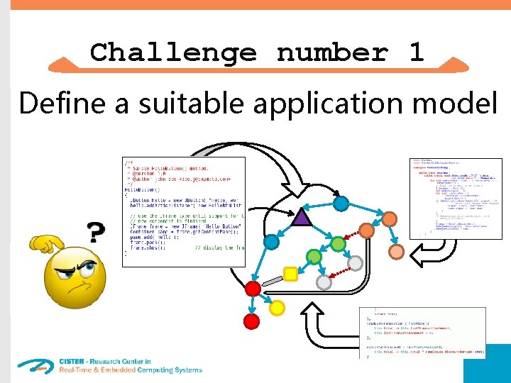 Challenge number 1 Define a suitable application model 