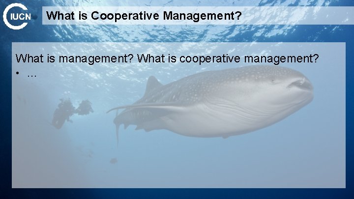 What is Cooperative Management? What is management? What is cooperative management? • … 