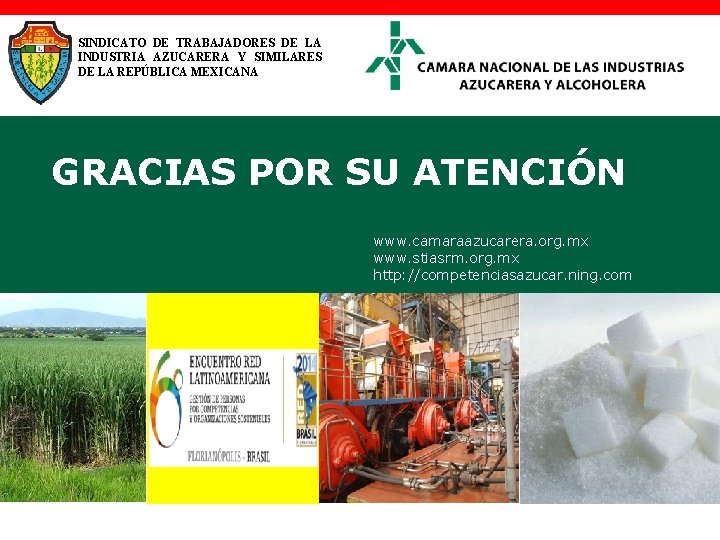 SINDICATO DE TRABAJADORES DE LA INDUSTRIA AZUCARERA Y SIMILARES DE LA REPÚBLICA MEXICANA GRACIAS