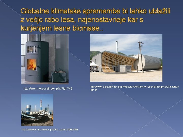 Globalne klimatske spremembe bi lahko ublažili z večjo rabo lesa, najenostavneje kar s kurjenjem