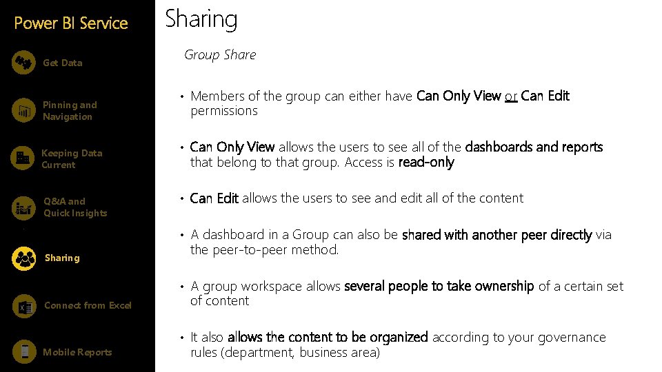 Power BI Service Get Data Pinning and Navigation Keeping Data Current Q&A and Quick Power BI Service Get Data Pinning and Navigation Keeping Data Current Q&A and Quick