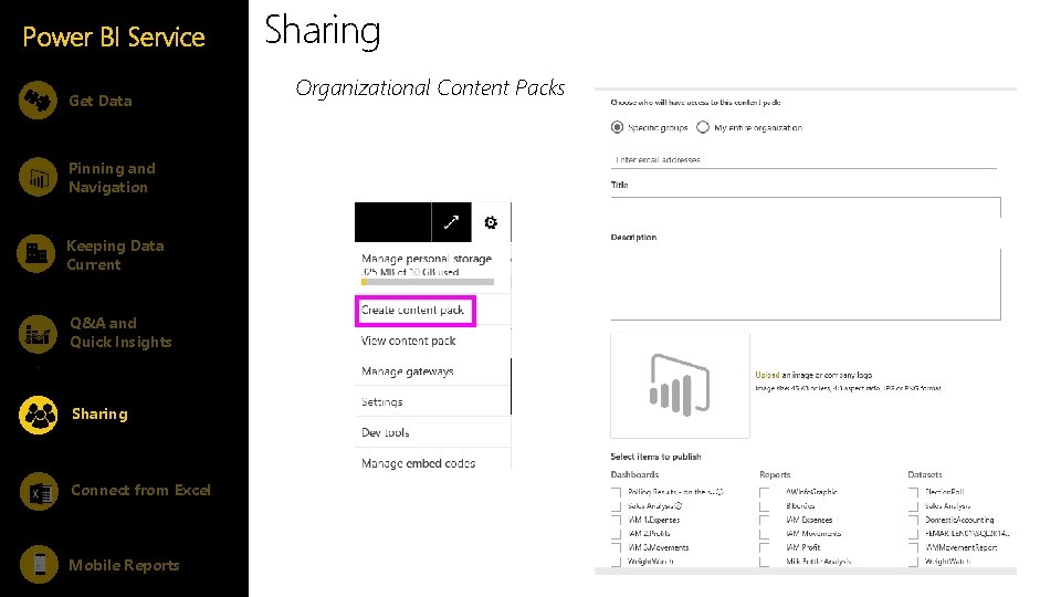 Power BI Service Get Data Pinning and Navigation Keeping Data Current Q&A and Quick Power BI Service Get Data Pinning and Navigation Keeping Data Current Q&A and Quick